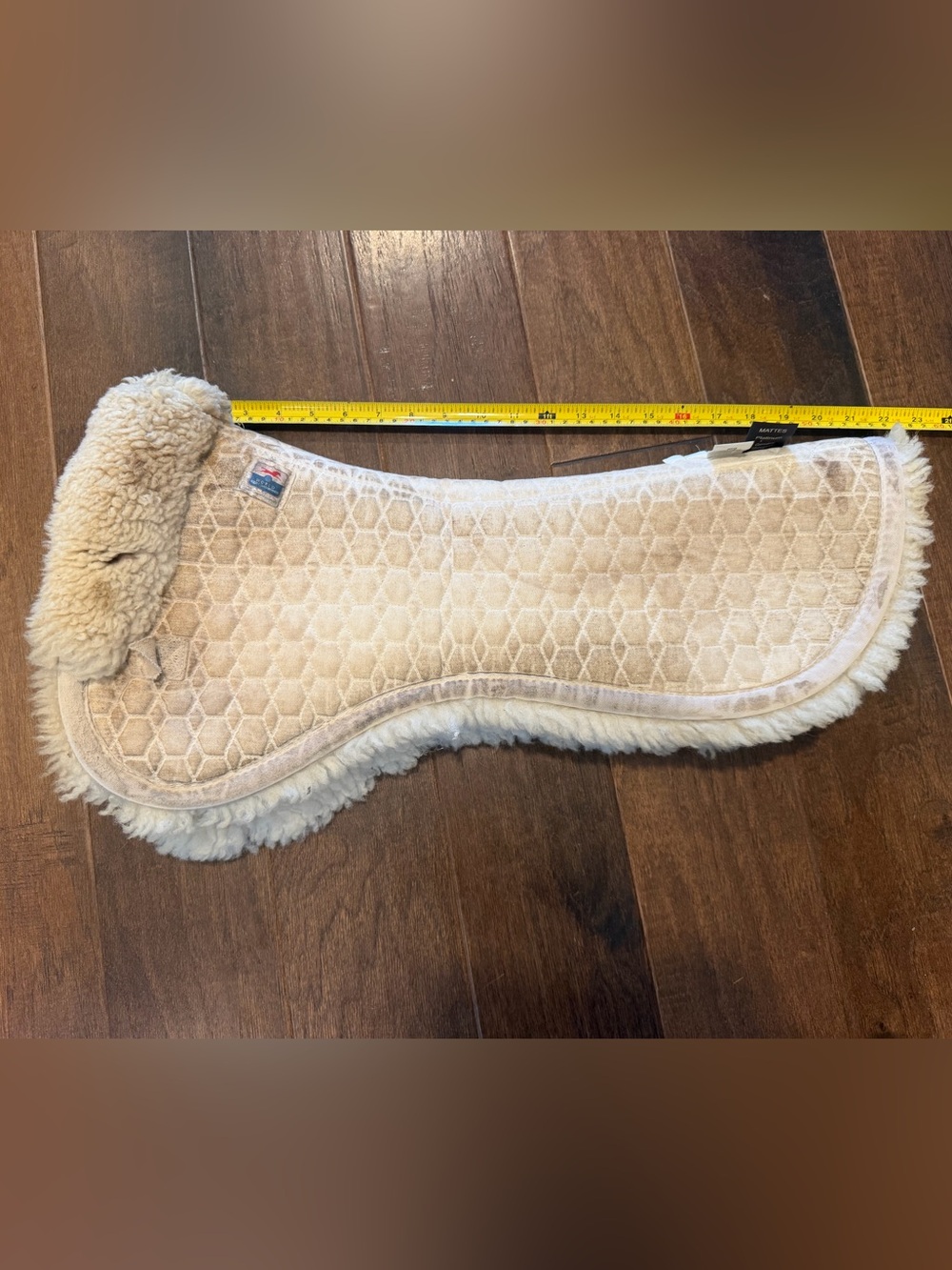 Mattes genuine sheepskin half pad medium